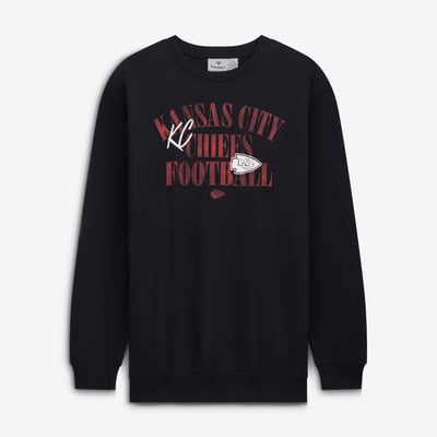 Kansas City Chiefs Fanatics Big & Tall Relaxed Halftime Lead Sweatshirt - Black