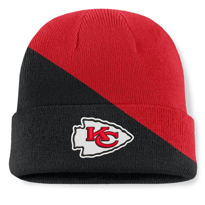 Kansas City Chiefs Fanatics Tilt Cuffed Knit Hat - Red/Black
