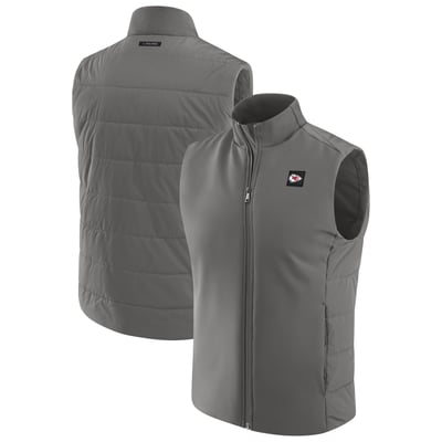  Kansas City Chiefs J. Palmer Front Office Full-Zip Vest - Graphite