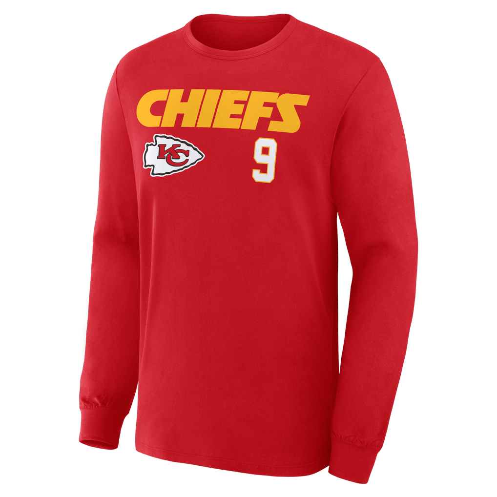 Men's Kenneth Walker III Red Kansas City Chiefs Touchdown Wordmark Name ...