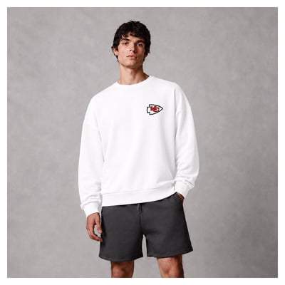 Kansas City Chiefs Levelwear Traverse Luxe Zone Sweatshirt - White
