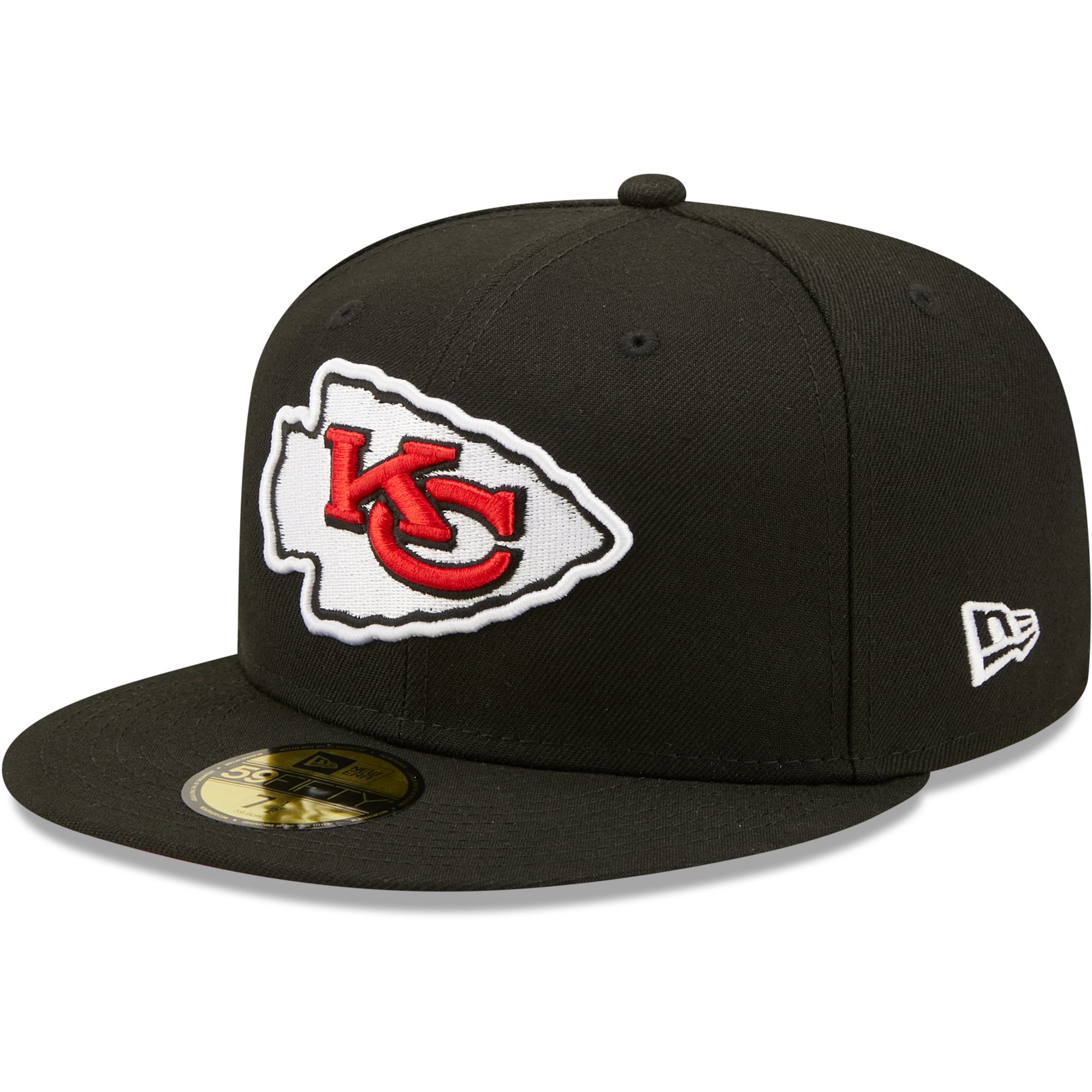 Men's New Era Black Kansas City Chiefs 1996 Pro Bowl Patch Red