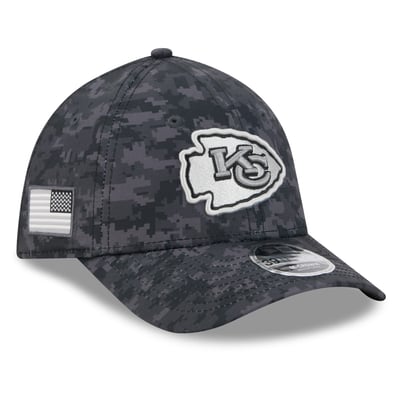 Kansas City Chiefs New Era 2026 Salute To Service 39THIRTY M-Crown Stretch Hat - Black