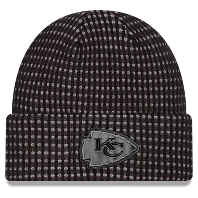 Kansas City Chiefs New Era 2026 Sideline Cold Weather  Cuffed Knit Hat - Black