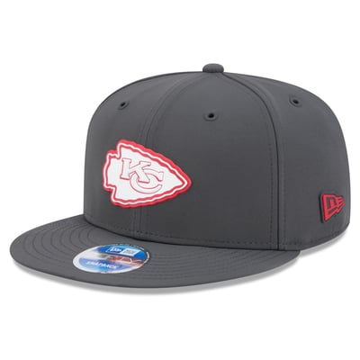Kansas City Chiefs New Era 2026 Sideline Cold Weather  9FIFTY Snapback Hat - Charcoal