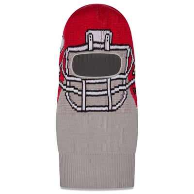 Kansas City Chiefs New Era Helmet Knit Balaclava - Gray