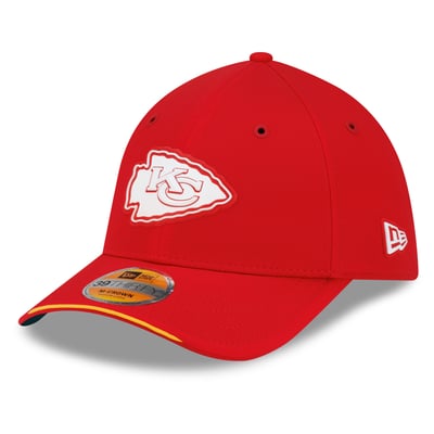 Kansas City Chiefs New Era 2026 Sideline 39THIRTY M-Crown Flex Hat - Red