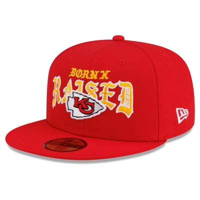 Kansas City Chiefs New Era x Born x Raised 59FIFTY Fitted Hat - Red