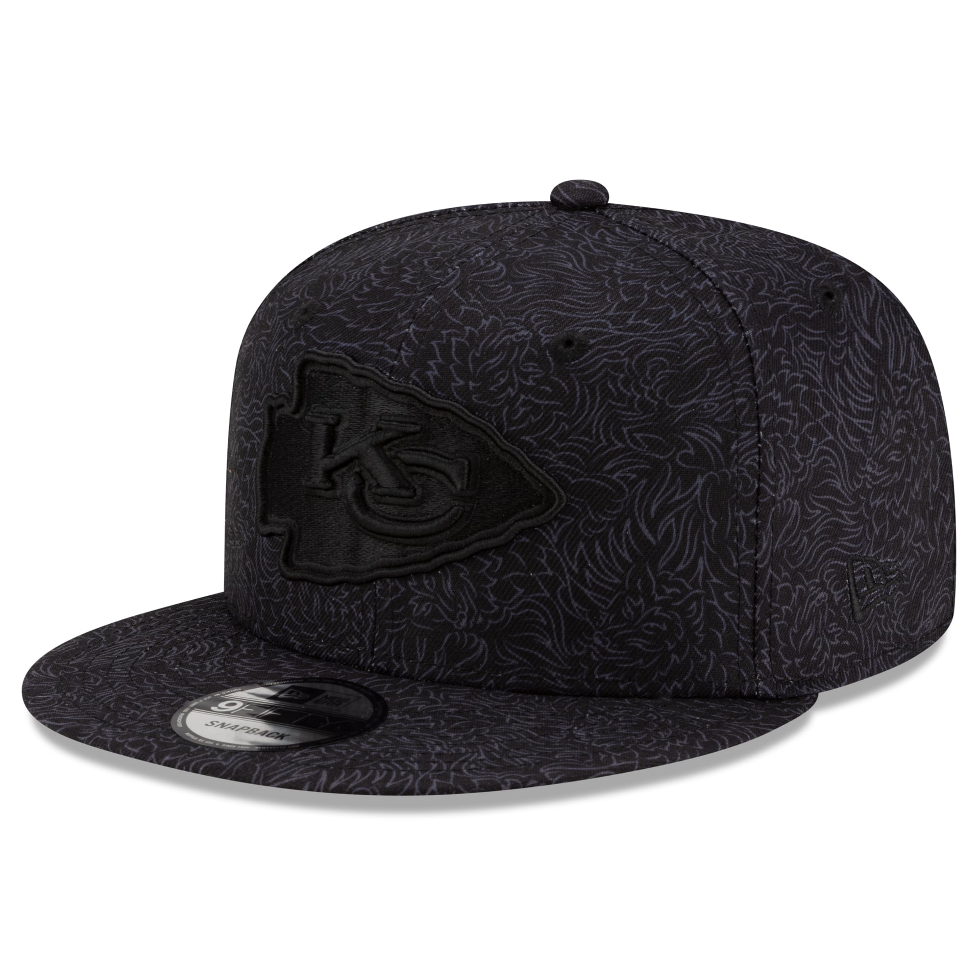 Men New Era 9Fifty Kansas City Chiefs NFL x Oakley Hat Cap Snapback Adjustable Black main image 0