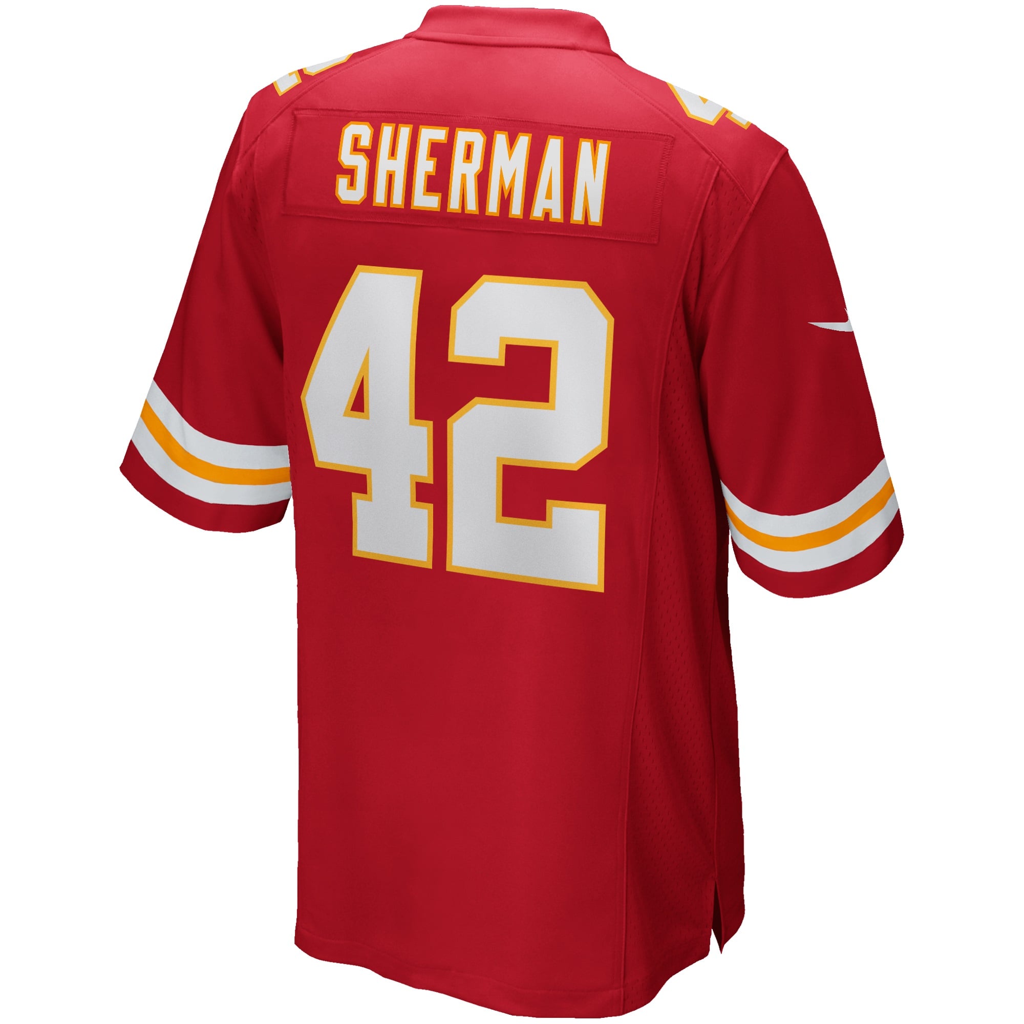 Men's Nike Anthony Sherman Red Kansas City Chiefs Team Game Jersey