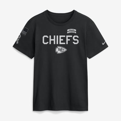  Kansas City Chiefs Nike 2026 Salute to Service Sideline Dri-FIT T-Shirt - Black