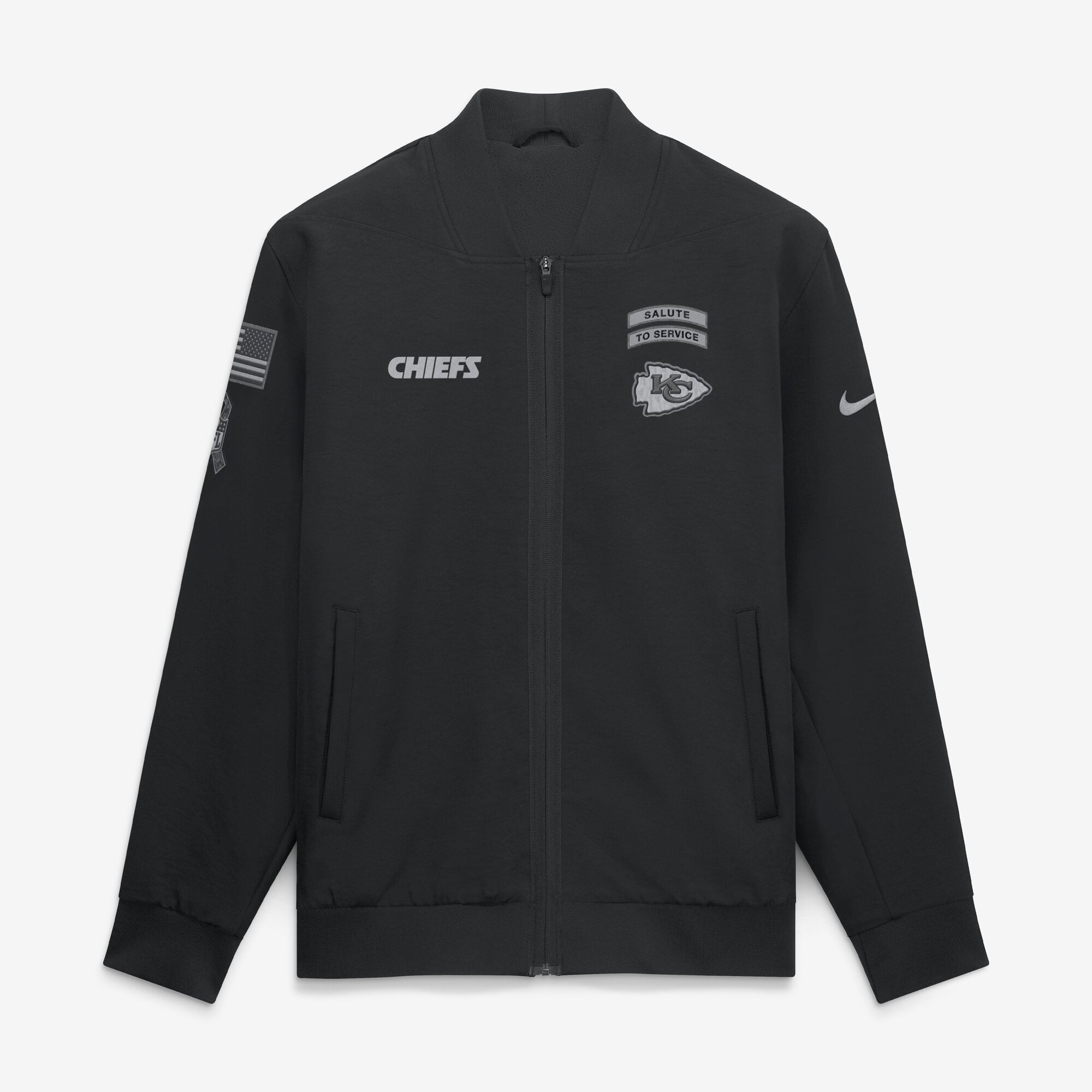 Men's Nike Black Kansas City Chiefs 2026 Salute to Service Sideline ...