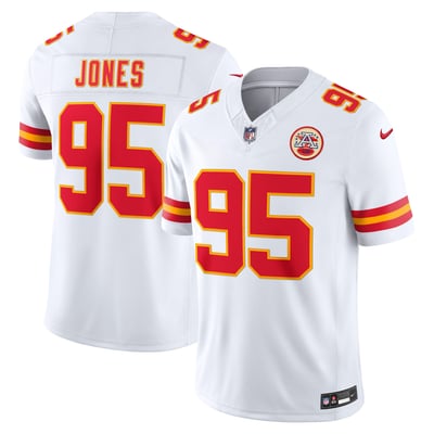 Chris Jones Kansas City Chiefs Nike Vapor F.U.S.E. Stitched Limited Jersey - White