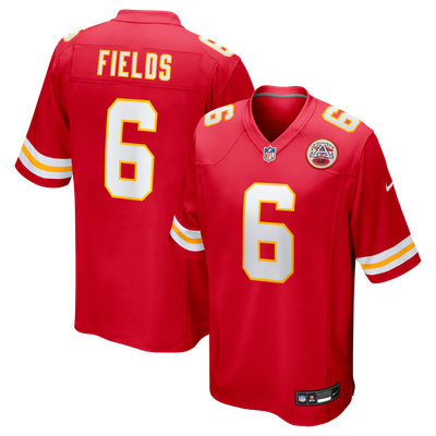 Justin Fields Kansas City Chiefs Nike Game Jersey - Red