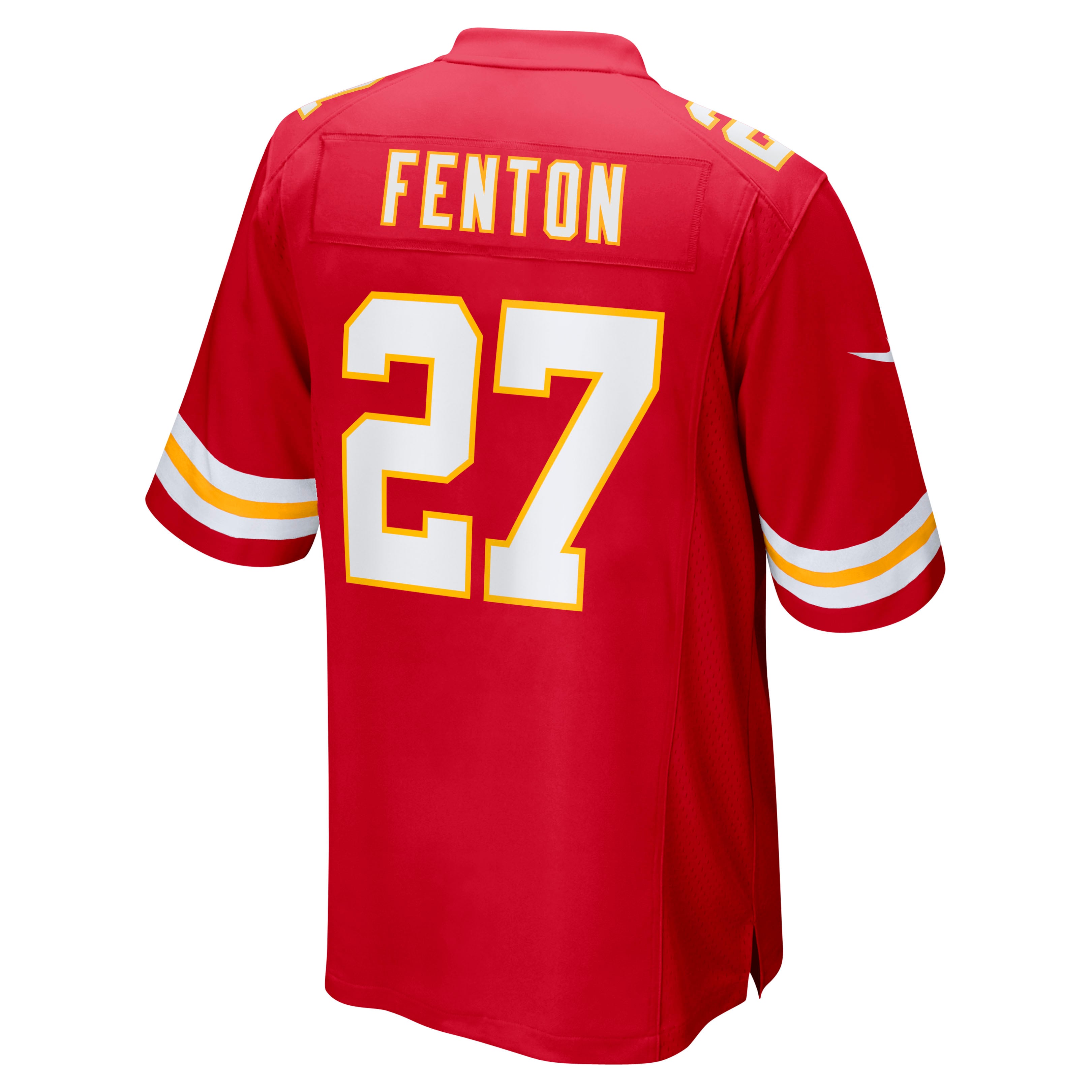 Men's Nike Rashad Fenton Red Kansas City Chiefs Game Jersey