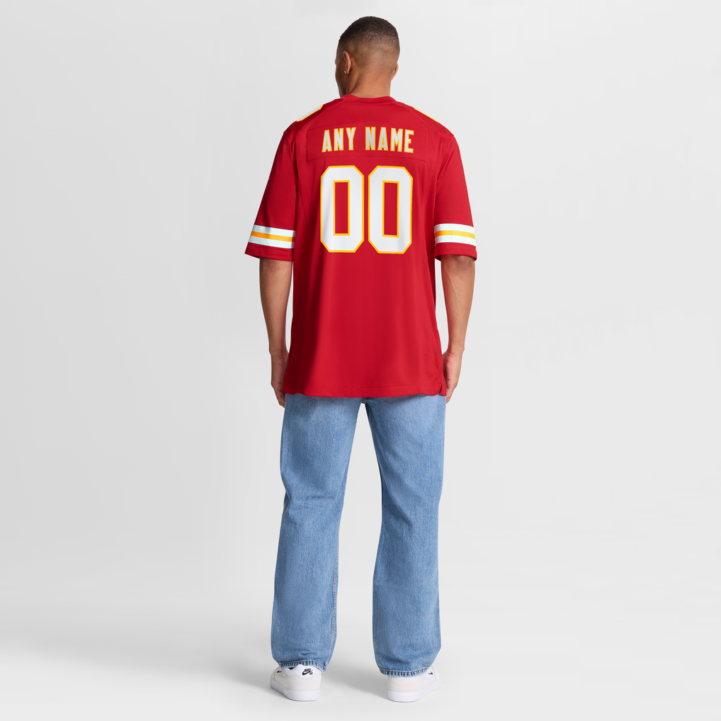 Men's Kansas City Chiefs Nike Red Custom Game Jersey
