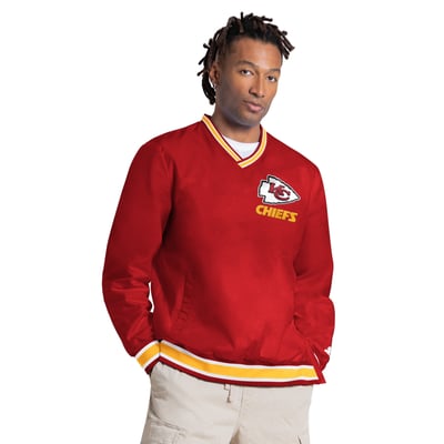Patrick Mahomes Kansas City Chiefs Starter Player Layer V-Neck Pullover - Red