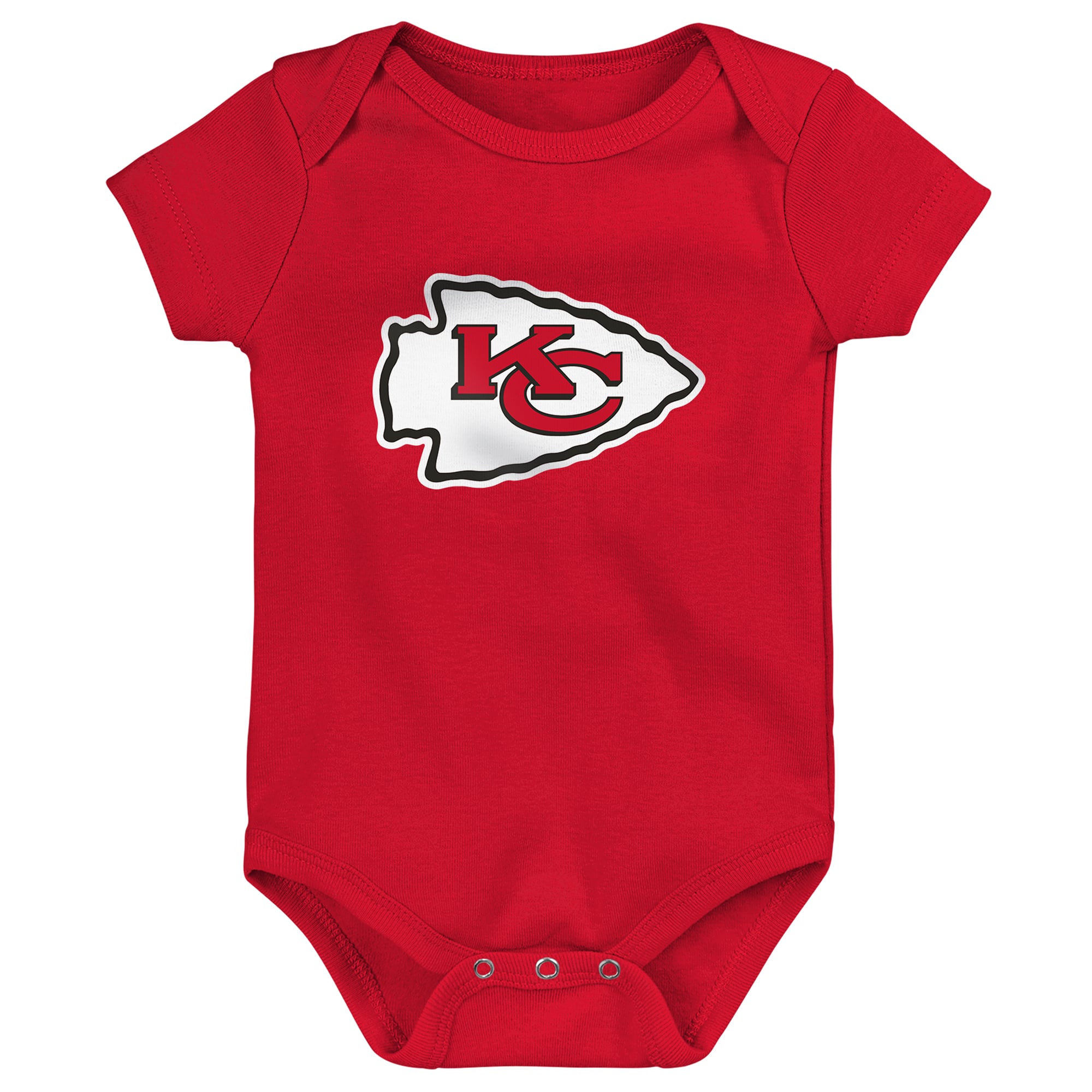 Newborn Outerstuff Red Kansas City Chiefs Primary Logo Bodysuit