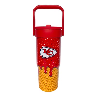 Kansas City Chiefs Pegasus 32oz. Ice Cream Logo Cone Stainless Steel ProCarry Tumbler