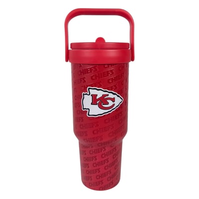 Kansas City Chiefs Pegasus 40oz. 5-D Logo Wordmark Stainless Steel ProCarry Tumbler