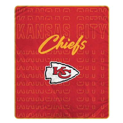 Kansas City Chiefs Pegasus Echo Script Fade 50" x 60" Ultra Soft Throw Blanket