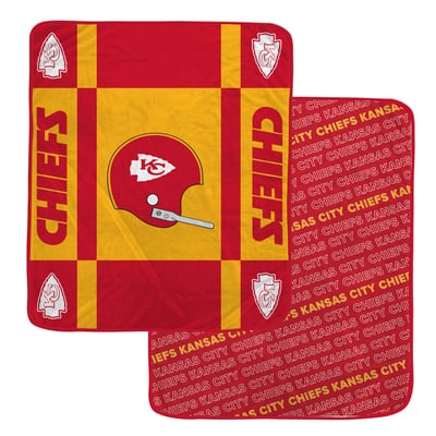 Kansas City Chiefs Pegasus Vintage Reverse Block Double-Sided 60" x 70" Ultra Cozy Blanket