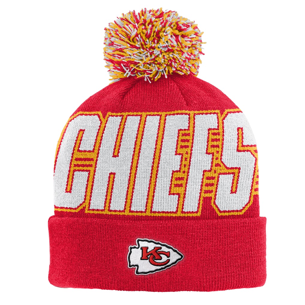 Preschool Kansas City Chiefs Outerstuff Red Cuffed Knit Hat with Pom