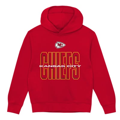 Kansas City Chiefs Outerstuff Preschool Field General Fleece Hoodie - Red