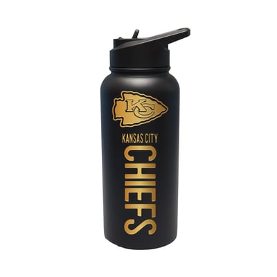 Kansas City Chiefs The Memory Company 32oz. Stainless Steel Gold Lettering Tumbler
