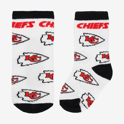  Kansas City Chiefs Starter Toddler All-Over Print Socks - White