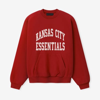 Kansas City Chiefs Fear of God x NFL Unisex 90s Relaxed Sweatshirt - Red