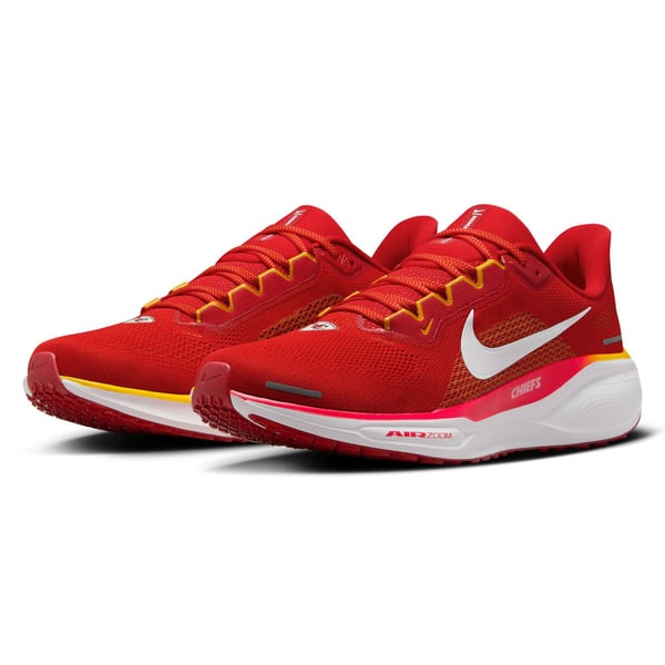 Unisex Kansas City Chiefs Nike Red Zoom Pegasus 41 Running Shoes display picture 3