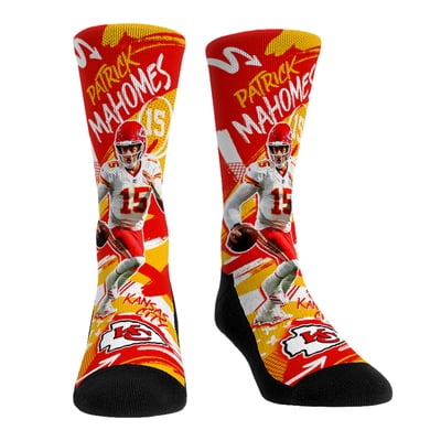 Patrick Mahomes Kansas City Chiefs Rock Em Unisex Playmaker Crew Socks