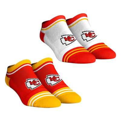 Kansas City Chiefs Rock Em Unisex Team Color Low-Cut Ankle Socks - Red
