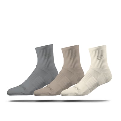 Kansas City Chiefs Strideline Unisex Three-Pack Neutrals Half Calf Sock Set