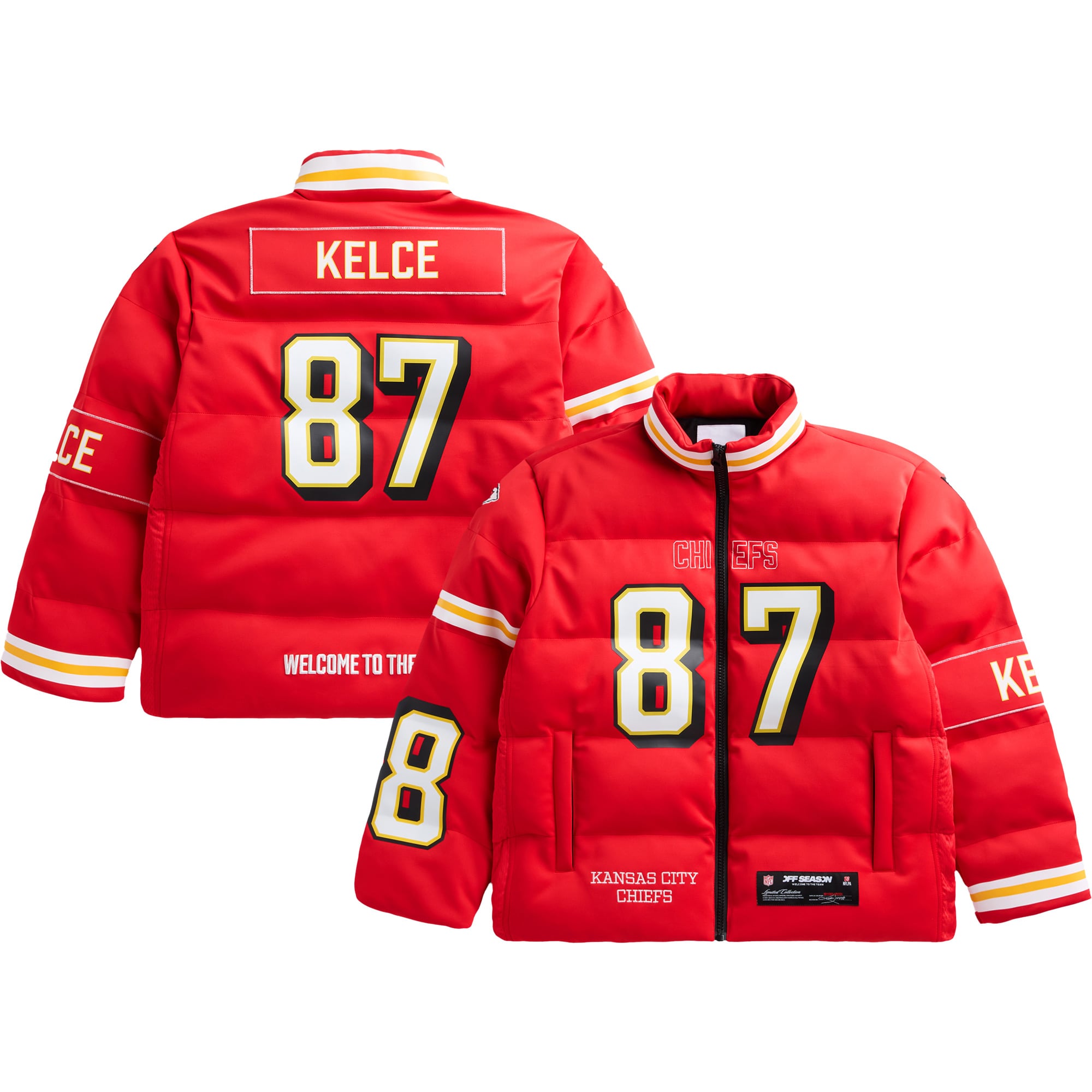 Unisex Travis Kelce Red Kansas City Chiefs Off Season x NFL Player 