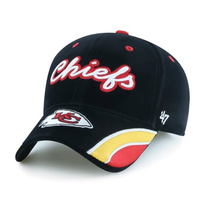 Kansas City Chiefs '47 Women's Velvet Denim Script MVP Adjustable Hat - Black