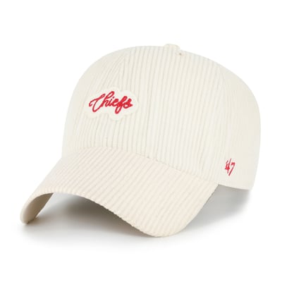 Kansas City Chiefs '47 Women's Rope Script Clean Up Adjustable Hat - Natural