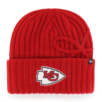  Kansas City Chiefs '47 Women's Bow Cuffed Knit Hat - Red