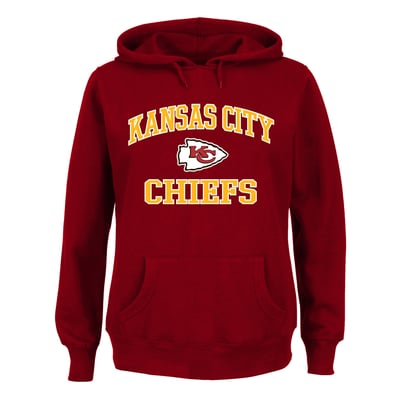 Kansas City Chiefs Fanatics Women's Plus Size Heart & Soul Hoodie - Red