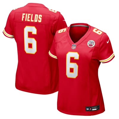 Justin Fields Kansas City Chiefs Nike Women's Team Game Jersey - Red