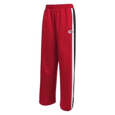  Kansas City Chiefs WEAR by Erin Andrews Women's Stripe Track Pants - Red