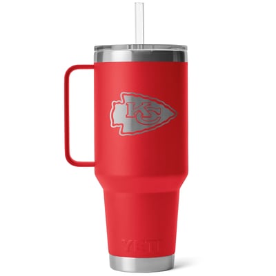Kansas City Chiefs YETI 42oz. Rambler Straw Mug