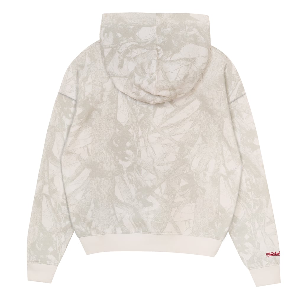 Youth Mitchell & Ness White Kansas City Chiefs Ghosted Hoodie