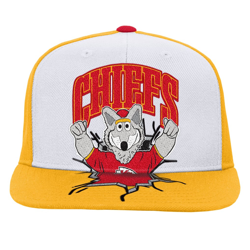 Mitchell & Ness Kansas City Chiefs Youth White Team Mascot  display picture 1