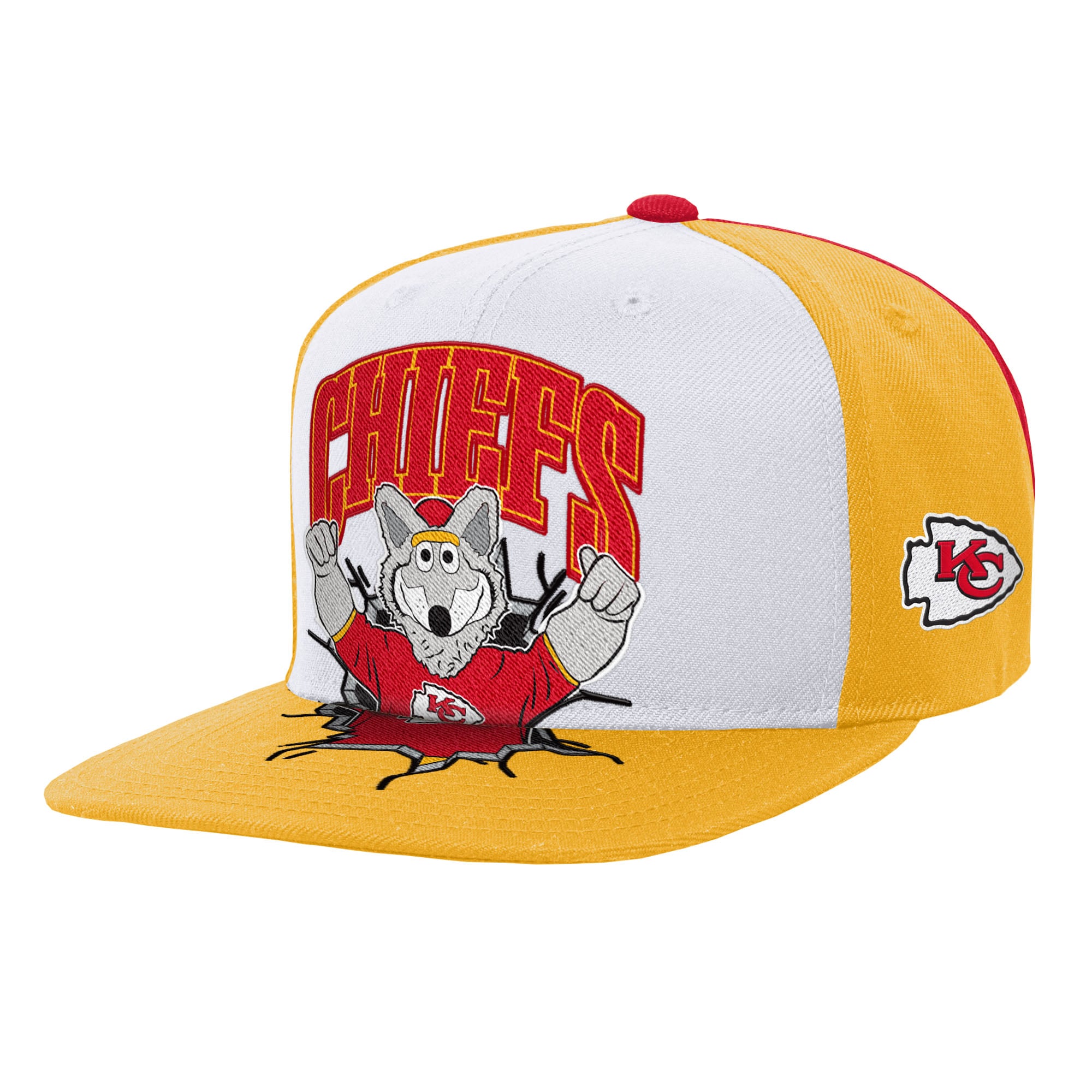 Mitchell & Ness Kansas City Chiefs Youth White Team Mascot 