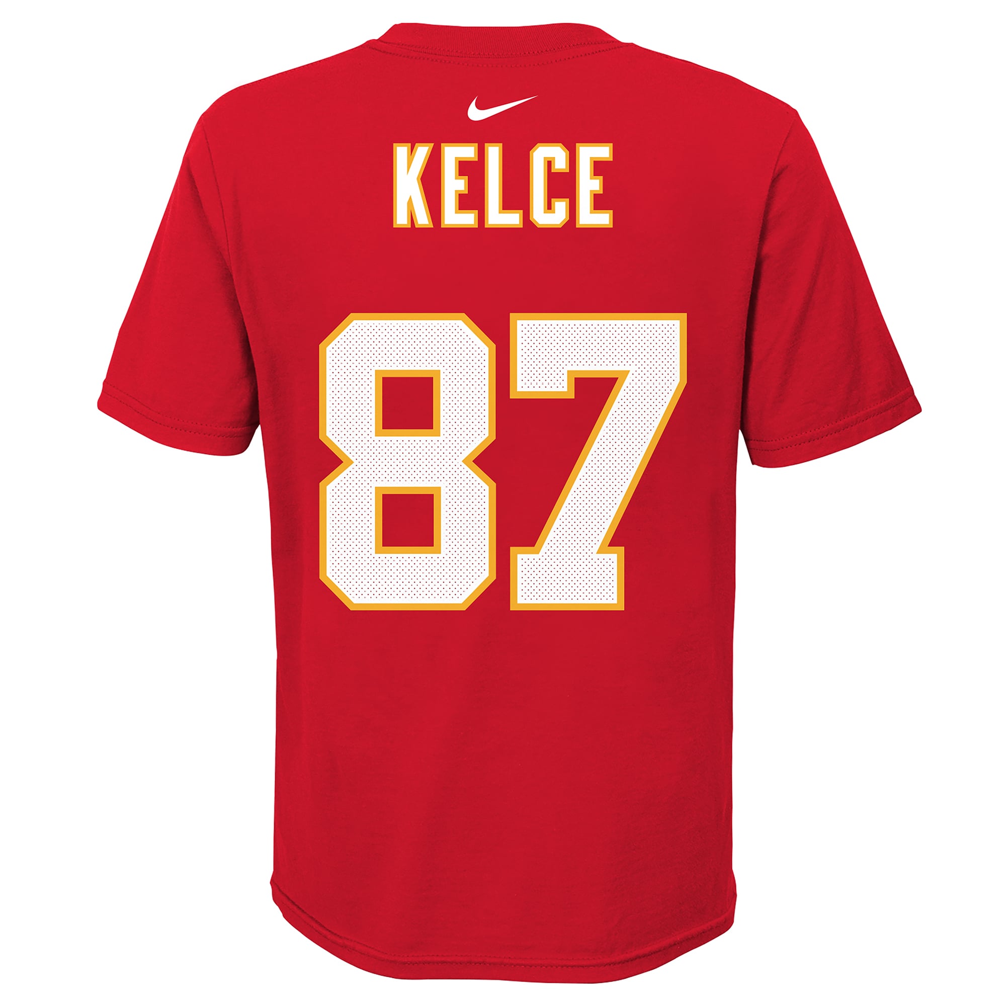 Youth Nike Travis Kelce Red Kansas City Chiefs Super Bowl LV Bound