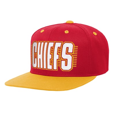 Kansas City Chiefs Outerstuff Youth Snapback Hat - Red/Gold