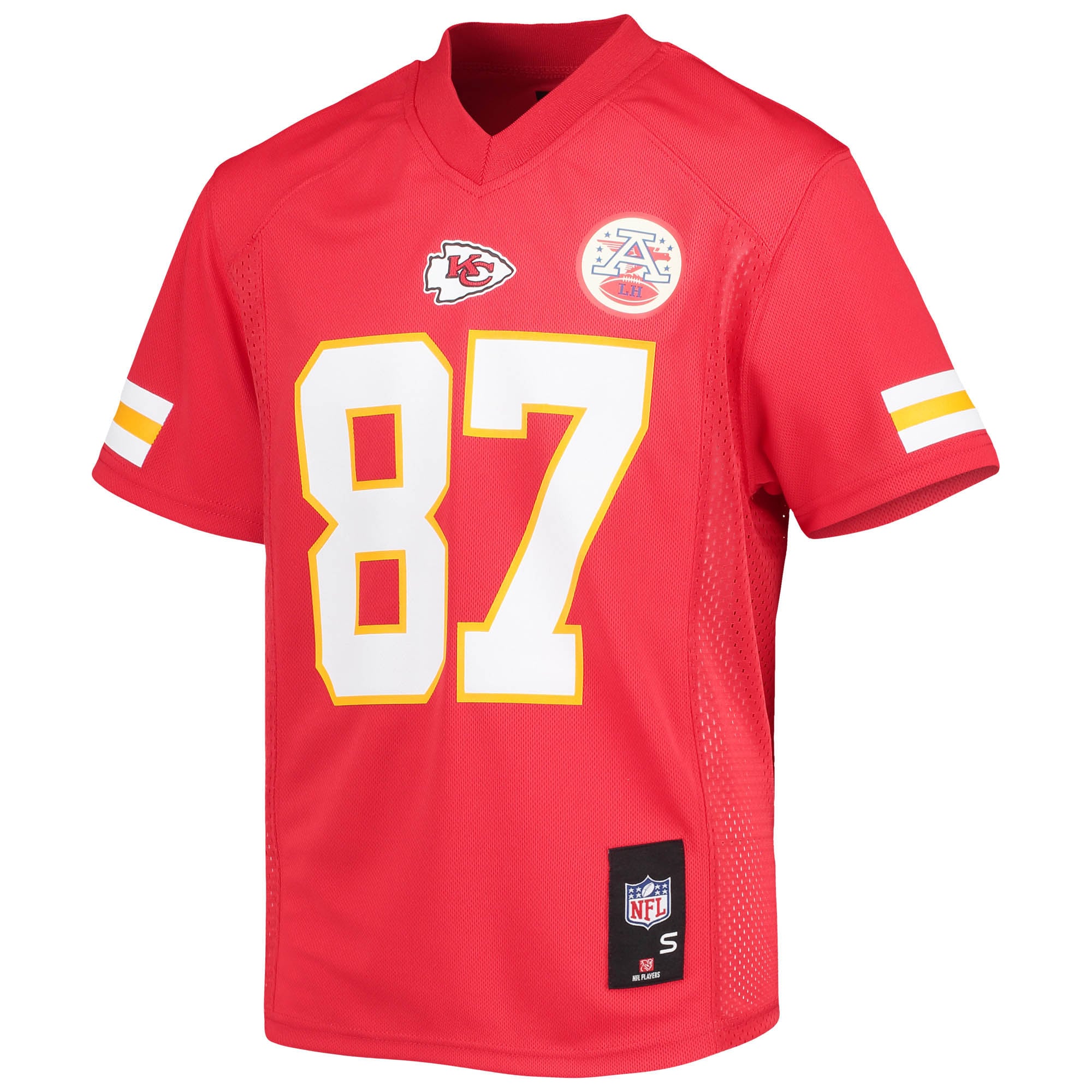 Youth Travis Kelce Red Kansas City Chiefs Replica Jersey