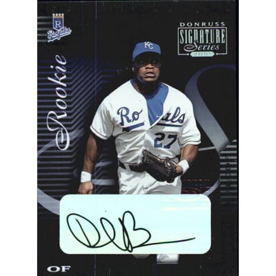 2001 Donruss Signature Series Proofs #249 Dee Brown AU